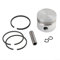 Luftkompressor-Kolben- und Kolbenringe Set für Luftpumpen-Reparatur, inkl. 1 Kolben, 3 Ringe, 1 Stift und 2 Sicherungsringe (65 mm)