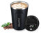 AMFUN Insulated Travel Tumbler, 380ml Led Temperature Display, Stainless Steel, Black