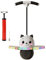 Fenteer Pogo-Ball mit Griff, mit Ballpumpe, Balance-Board für Kinder mit starkem Griff, Pogo-Sprungspielzeug, Übungs-Pogo-Stick für Spielzeug, Weiß
