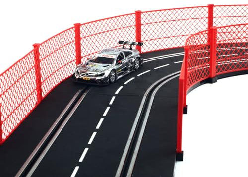Overdrive-Racing Fangzaun System Rot 10m kompatibel mit Carrera Digital 124 132 EVO Kurven Geraden Zaun Bande Slotcar