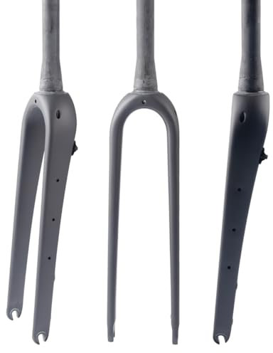 Gravel Fork 700C Carbon Fiber Road Bike Rigid Fork QR 9mm Disc Brake 1 1/8'' Straight/Tapered Tube Light Bicycles Front Fork