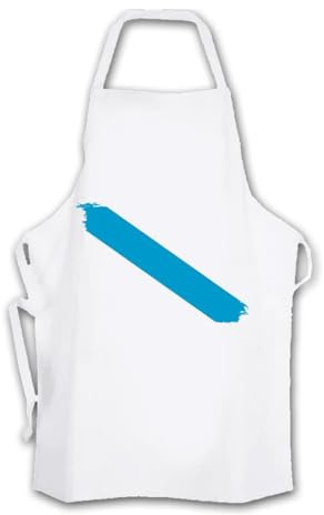 MERCHANDMANIA Delantal talla adulto bandera de galicia españa comunidad autonoma cocina kitchen apron