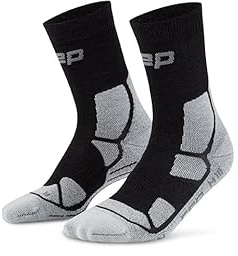 CEP MID CUSHION MID CUT WANDERSOCKEN HERREN – gepolsterte Wander Socken für Komfort & Dämpfung beim Trekking – atmungsaktive Gepolsterte Socken für Outdoor, Hiking & lange Touren