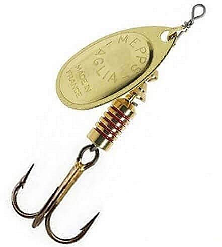 Mepps - Cucchiaino speciale per pesca alla trota Aglia, multicolore, OR X1, 1