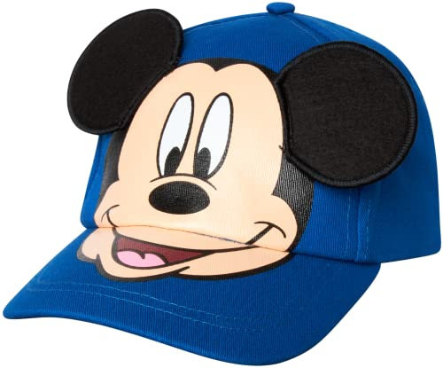 Disney Little Boys Mickey Mouse Cotton Baseball Cap, Blue, Age 4-7