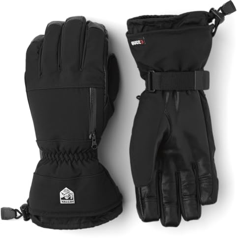 Hestra CZone Pointer 5-Finger Handschuhe Fingerhandschuhe Skihandschuhe Herren - mit Futter, Futter Winter Herbst-Winter - 11 HS schwarz