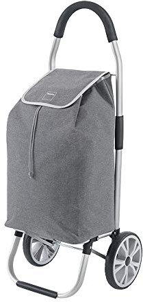 Metaltex MAGNOLIA - Carro Compra Color Gris Plegable. 45 litros