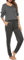 Vlazom Pyjama Femme Hiver Ensembles de Pyjama à Manche Longue Col en V Vêtements de Nuit à Carreaux Chaud Long，A-Gris，L
