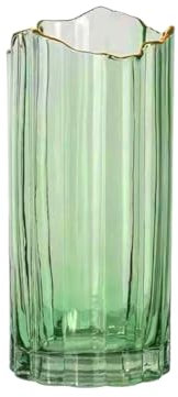 PEPAXON Vase en Verre Lourd Vase Transparent Vase cylindrique Décoration de Table