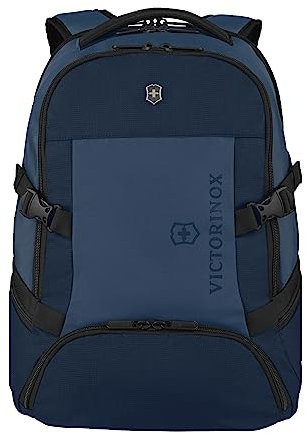 Victorinox Vx Sport EVO Deluxe Backpack, Mehrzweck-Rucksack, Damen/Herren, 25 x 35 x 48 cm, 28 l, Ergonomisch, Atmunkgsaktiv, Blau