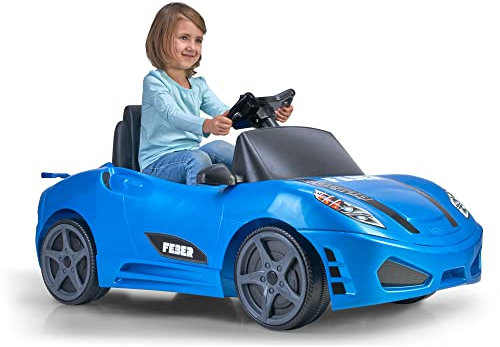 Feber- Hybrid-Auto 12V Autobatterie mit Batterie und Pedale (Famosa 800013220)