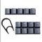 HUYUN Cherry MX Key Switch FPS & MOBA Gaming Tastenkappen Hintergrundbeleuchtung Tastenkappen Ersatz für Corsair Gaming Tastaturen (13 Tasten Grau)
