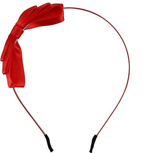Spacesea Schleife Haarband Weiche Elastische Schleife Stirnband Haar Zubehoer Fuer Kinder Erwachsene Rot