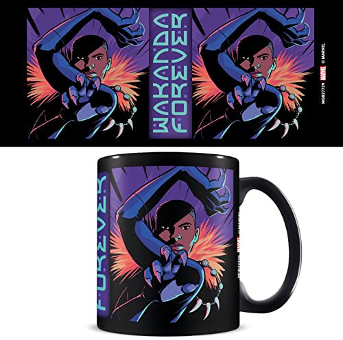 Pyramid International Marvel Black Panther Tasse (Shuri Wakanda Forever Design) in Geschenkbox – Offizieller Merchandise-Artikel