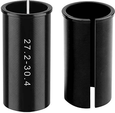 Blicadijo Fahrrad Reduzierhülse Sattelstütze,Fahrrad sattelstütze Rohr Adapter 27,2mm aus Aluminiumlegierung Reduzierhülse auf 30,4mm für MTB-30,4mm