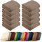 REDBEST Microfaserdecke Amarillo 10er-Pack, Fleece-Wohndecke, Sofadecke Taupe Größe 150x200 cm - kuscheliger Teddyfleece, pflegeleicht, waschbar