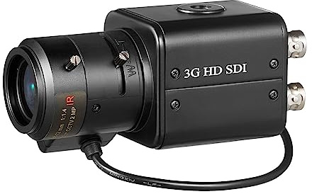 SDTNOVA 3G SDI Camera, 2MP 1080P Digital CCTV Security Camera, 1/2.8 High Sensitivity Sensor with 2.8-12mm Manual Varifocal Auto Iris Lens,DC12V 1A Power Adapter Free by Click Below Extra Saving