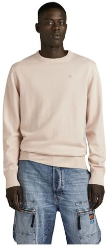 G-Star Men's Premium Core Knitted Sweater, Beige/khaki (whitebait D21931-D563-1603), S