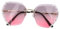 Damen Sonnenbrille Mit Strasssteinen Randlose Glitzerbrille FüR Partys Und Outdoor-AktivitäTen, Leicht Und Modisch