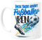 Cupdarling® Tasse Football Personnalisée - Tasse Enfant avec Prénom pour Garçon et Fille - Tasse de Noël - Mug Enfant - Gobelet Football en Céramique 330ml