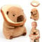 COLEESON Capybara Stuffed Animal, Plush Toy Pillow with Wearable Bread, Soft Plushie Toy Doll Pillow for Girls, Boys & Kids - Birthday Decorations & Gifts