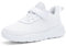 Fudaolee Scarpe da Ginnastica Unisex-Bambini e Ragazzi Scarpe da Corsa Ragazze Sneaker Casual Scarpe da Atletica Ragazzo Scarpe Sportive Bambina Traspiranti Scarpe Jogging B-Bianco 36 EU