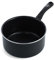 GreenChef Diamond Gesunder Keramik-Kochtopf, 16 cm/ 1,6 Liter, PFAS-frei, Induktionsgeeignet, Backofenfest bis 160˚C, Spülmaschinenfest, Schwarz