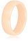 My Bendel - Unzerbrechlicher Keramikring Pfirsich 6 mm- Keramikring für Frauen - Ring ist unzerbrechlich und verfärbt sich nicht - Bleibt glänzend und krazt nicht - mit Luxuriösen Geschenkverpackung
