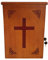 UGCEYIKJ Wandmontierte Briefkästen Wandmontierter/freistehender Briefkasten mit doppeltem Verwendungszweck Massivholz-Sammelspendenkasten Kirchenangebot Münzsammel-Spendenkasten