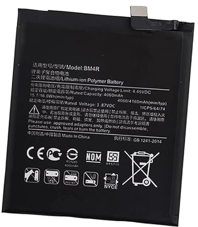 Backupower Ersatz BM4R Akku Kompatibel mit Mi 10 Lite Mi 10 Lite 5G M2007J17G Mi 10 ISO9001 M2002J9G 1ICP5/64/74