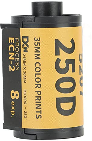 35mm Color Print Film - Professional Wide Exposure Range With Environmentally Friendly and Wear Resistant Features (8 Sheets)