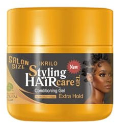 JasCherry 4OZ Haargel & Stylingwachs Set, Perfekt für Zöpfe, Flechtfrisuren starken Halt, Ideal für alle Haartypen(A)