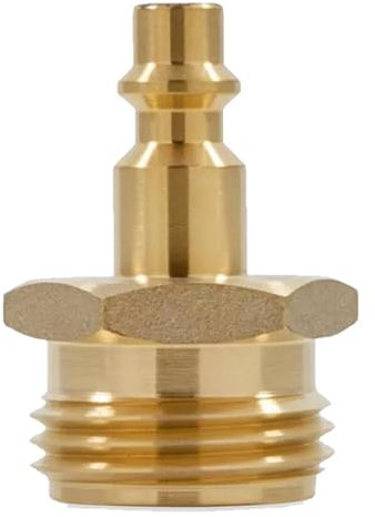 Adaptador de enchufe de soplado para caravana, enchufe de soplado para manguera de jardín, enchufe de soplado de ajuste rápido, adaptador de enchufe de conexión rápida, enchufe de latón para caravana,