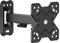 PureMounts Support Mural pour écran TV, Support Universel inclinable et pivotant, Max. VESA 100x100 mm, pour écran TV 13-32 Pouces jusqu'à 20kg, Noir