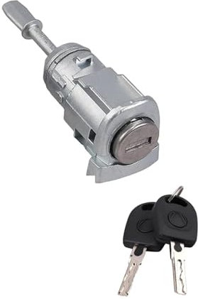 Serrure Porte pour VW Golf 4 IV MK4 Bora Polo 1997-2009, Cylindre de Serrure de Porte Gauche Droite 604837167/604837168 (Droite)