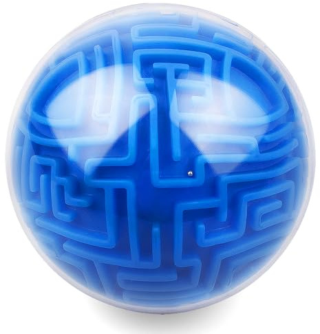Amaze Sequentieller 3D-Gedächtnis-Ball, Puzzle-Spielzeug, Geschenke für Kinder und Erwachsene, Herausforderungen, Spielliebhaber, winzige Bälle(blau)