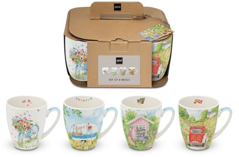 ppd - Trend Tasse - Outside fun, 4er Set Tassen
