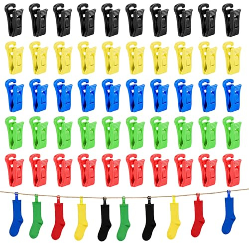 50 Stück Sockenklammern Für Waschmaschine Und Trockner,Sockenklammern Waschmaschine,Socken Klammer Zum Waschen,Sockenclips Für Waschmaschine,Rutschfester Sockenclip Mit Haken,Zum Aufhängen Organizer