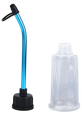 Llenador de Combustible Nitro Universal RC, Botella de Aceite del Tanque de Combustible RC Universal con Pajita de aleación de Aluminio para Coche Modelo 250 ML Blanco