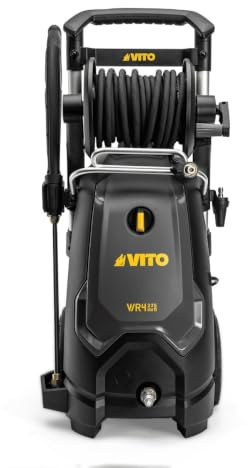 VITO - Nettoyeur Haute Pression 225bar 3000W Moteur Induction Tuyau 10m Jet réglable Dévidoir Nettoyage Terrasse Voiture Mobilier