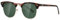 kimorn Polarisierte Sonnenbrille Unisex Retro Halb-Randlos Rahmen Klassisch Eyewear AE0550 (Schildkröte&G15, 52)