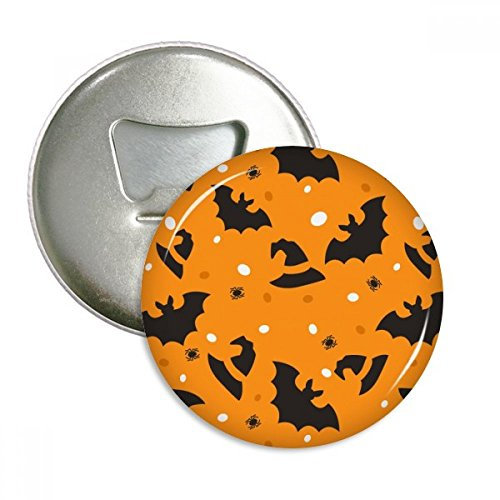 DIYthinker Spider Bat Halloween Hallowmas Round Bottle Opener Refrigerator Magnet Pins Badge Button Gift 3pcs