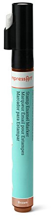 Impressart Stamping Brown Antique Enamel Marker Pen