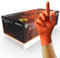 UNIGLOVES Protect Orange HD GA0053 Nitril Einweghandschuhe - extra stark, vielseitig einsetzbar, puderfrei, silikonfrei, Box mit 100 Handschuhen, Orange, Mittel