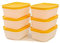 Tupperware Boîte Igloo 450 ML Blanc Orange (6) 34471