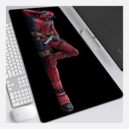 IGIRC Tapis De Souris Deadpool 900X400Mm, Tapis De Souris Gaming avec Base Épaisse Et Précise, pour Ordinateur Portable, Pc, Q