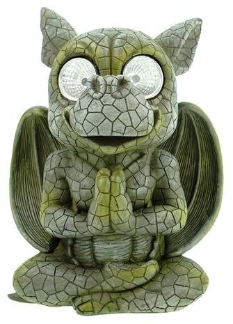 Kremers Schatzkiste Yoga Solar Gartendrache Meditierender Drache Solar LED Geschenk