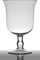 INNA-Glas Vase Calice en Verre Noelle sur Pied, Conique/Rond, Transparent, 24cm, Ø15,5cm