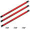 DEUBA® 3x Magnetleiste 60cm 23kg Tragkraft Magnetisch Werkzeugleiste Werkzeughalter Werkzeugwand Werkstatt Werkzeug Organizer inkl. Montagematerial