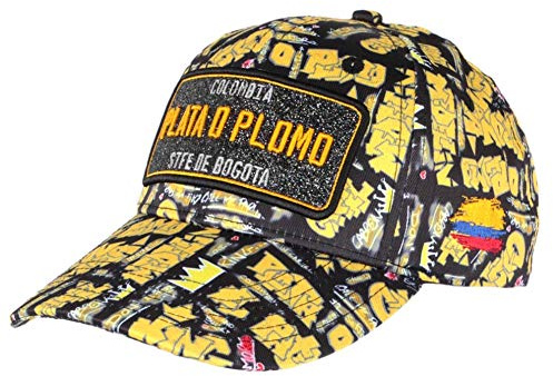 Plomo Baseball-Kappe, Gelb und Schwarz, Stfe Bogota Baseball Fashion – Unisex Gr. Einheitsgröße, gelb